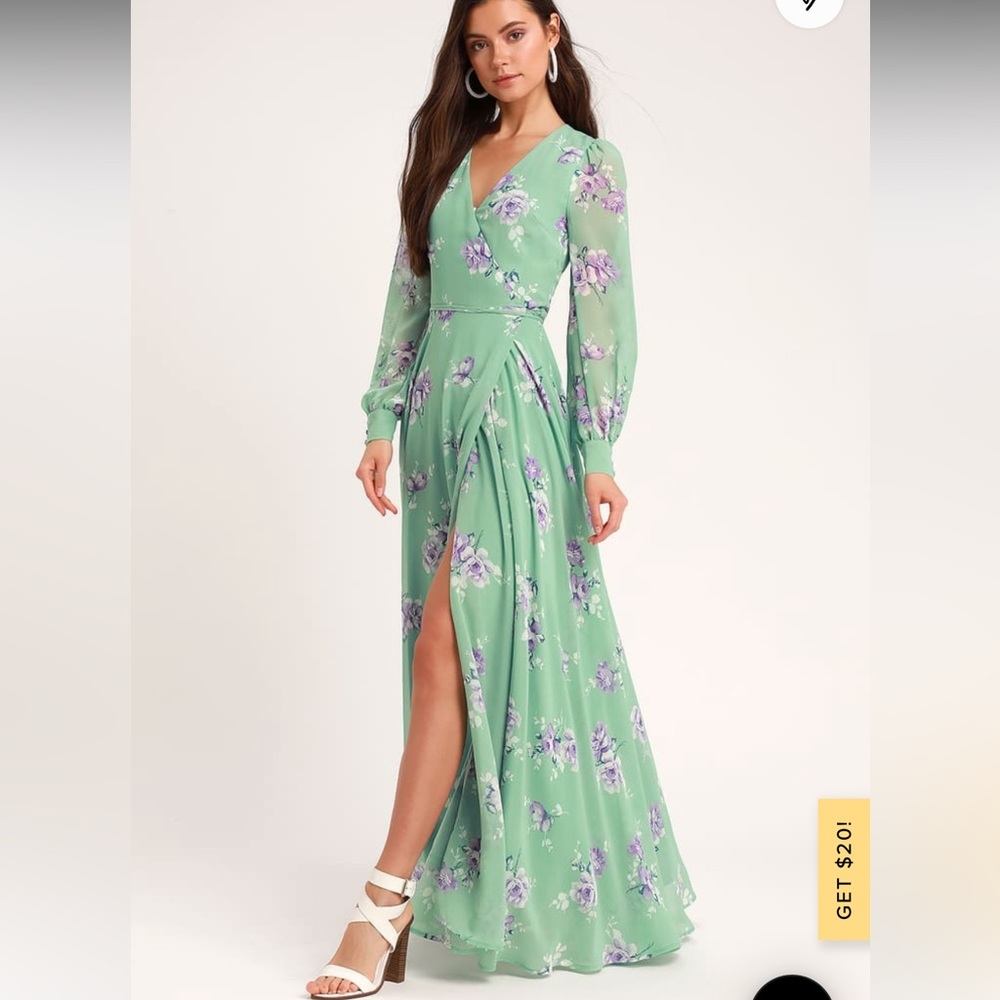 Lulu’s Wrap Dress - Great for Easter size large New